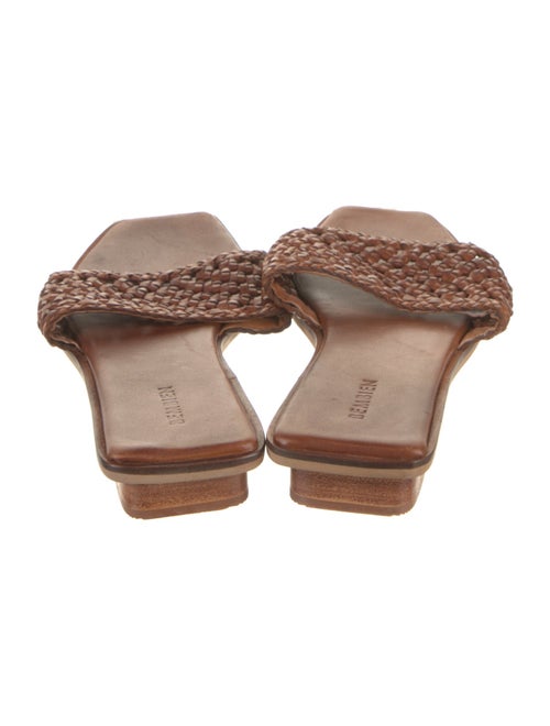 Bembien Leather Braided Accents Slides