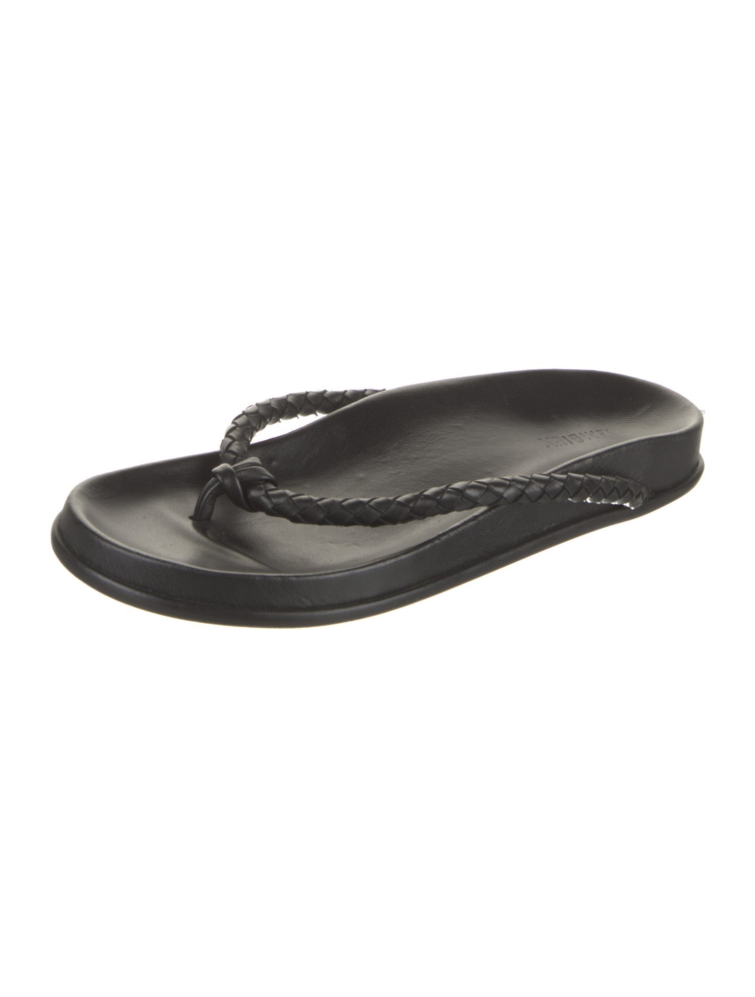 Bembien Leather Braided Accents Slides