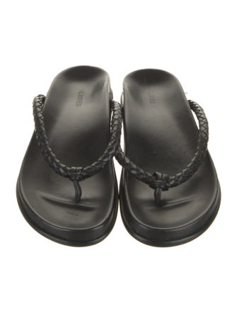 Bembien Leather Braided Accents Slides