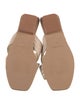 Bembien Leather Colorblock Pattern Slides