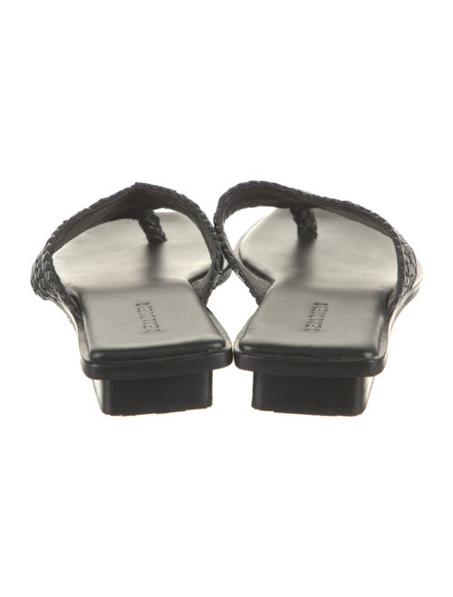 Bembien Leather Braided Accents Slides