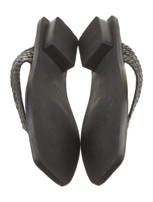 Bembien Leather Braided Accents Slides