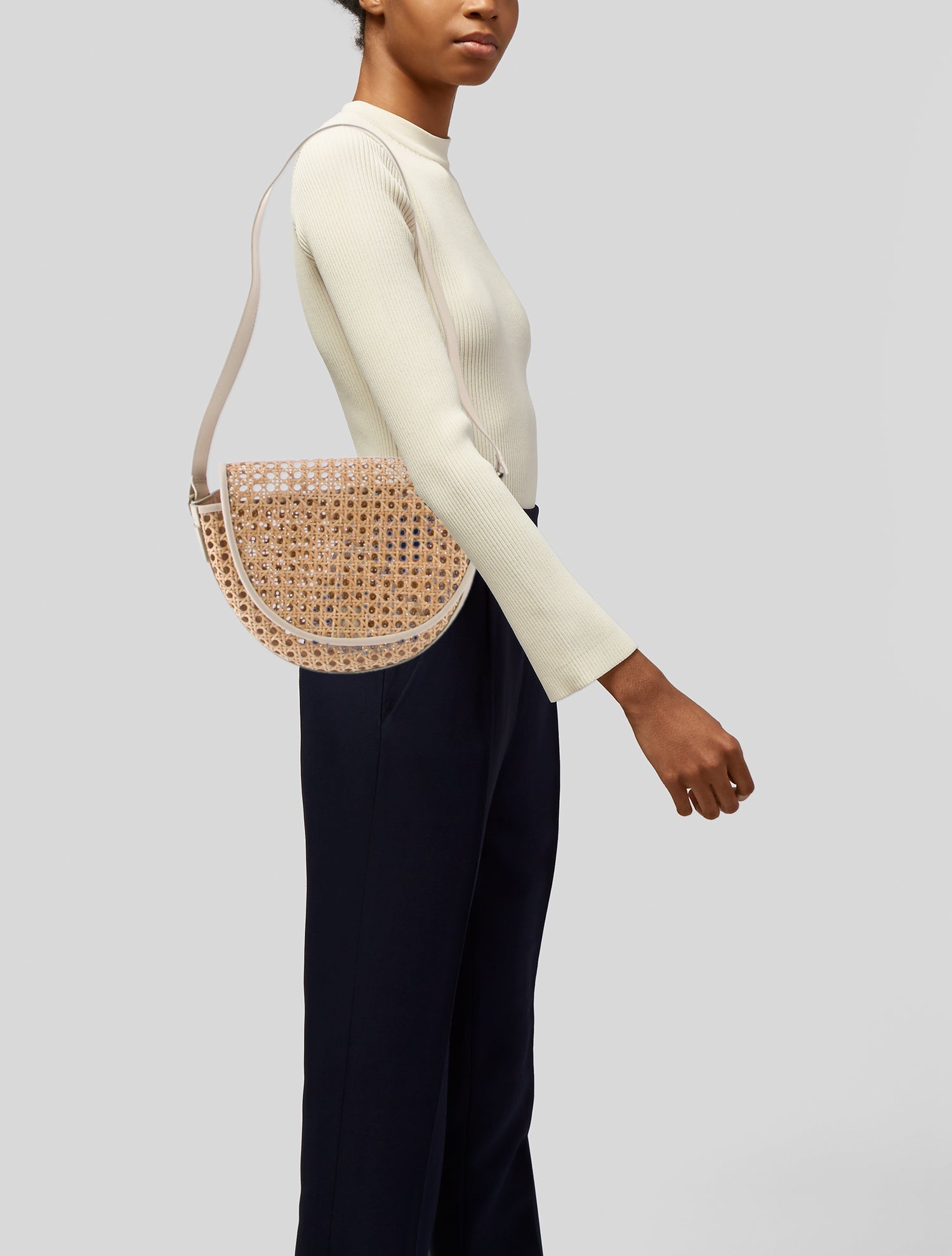 Bembien Rattan Shoulder Bag