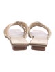Bembien Leather Animal Print Slides