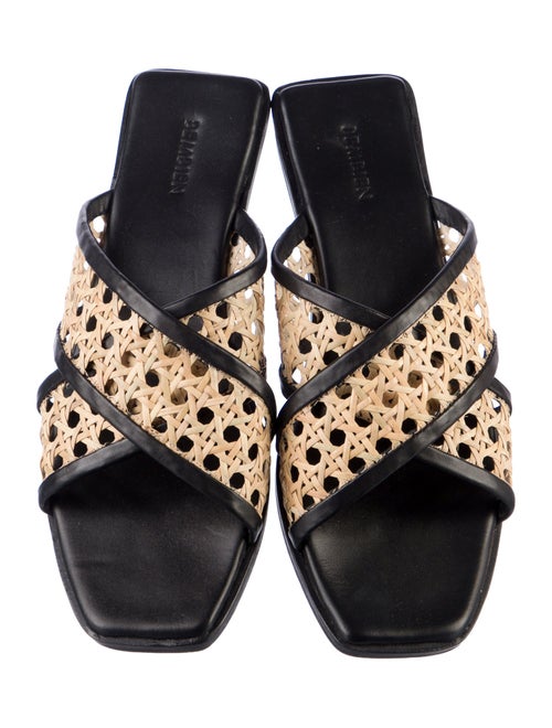 Bembien Leather Printed Slides