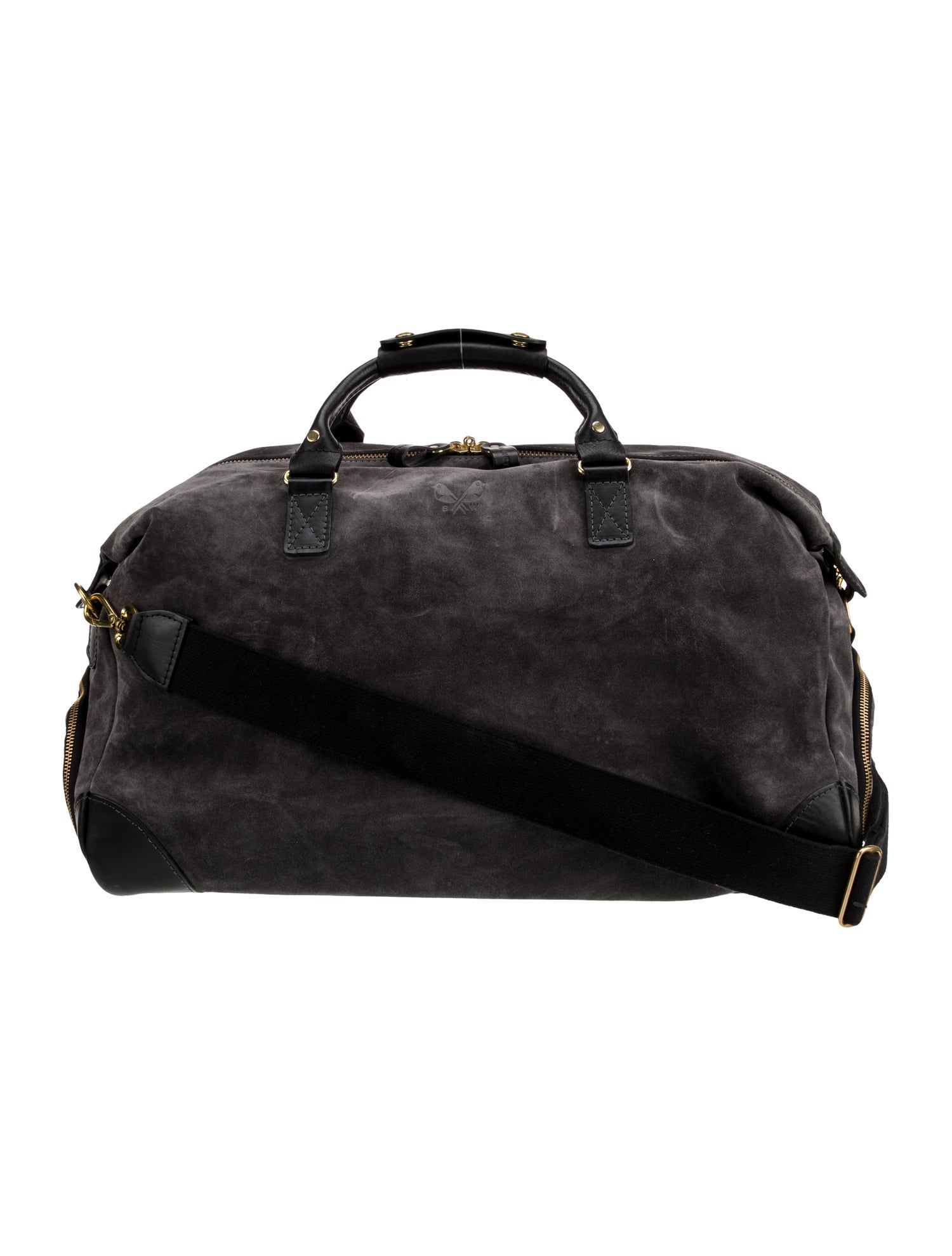 Bennett Winch Suede Weekender Bag