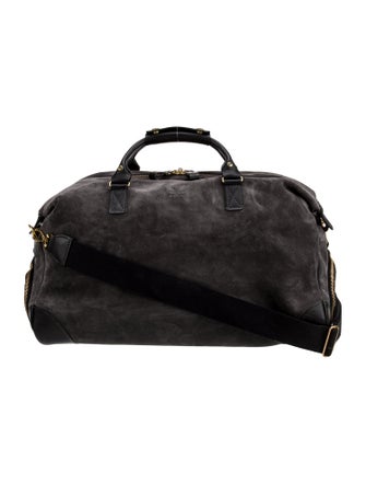 Bennett Winch Suede Weekender Bag