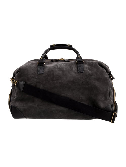 Bennett Winch Suede Weekender Bag