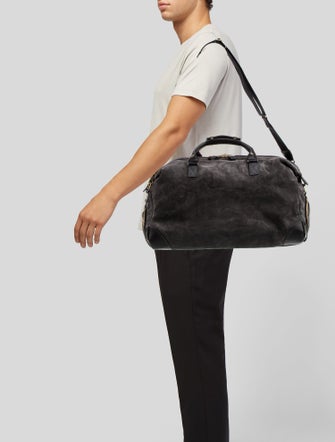 Bennett Winch Suede Weekender Bag