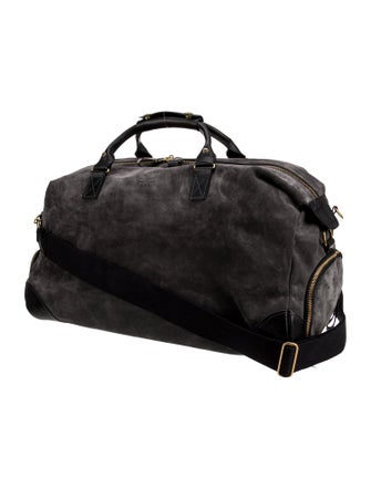 Bennett Winch Suede Weekender Bag