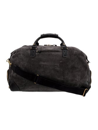 Bennett Winch Suede Weekender Bag