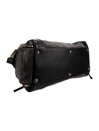 Bennett Winch Suede Weekender Bag