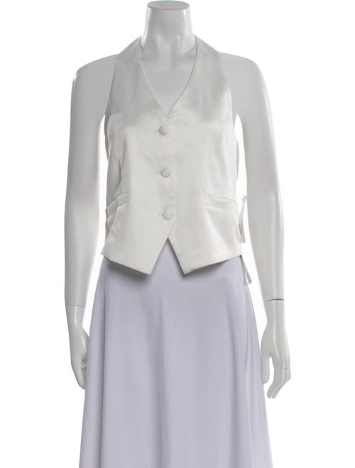 Beulah Style V-Neck Sleeveless Crop Top