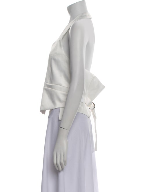 Beulah Style V-Neck Sleeveless Crop Top