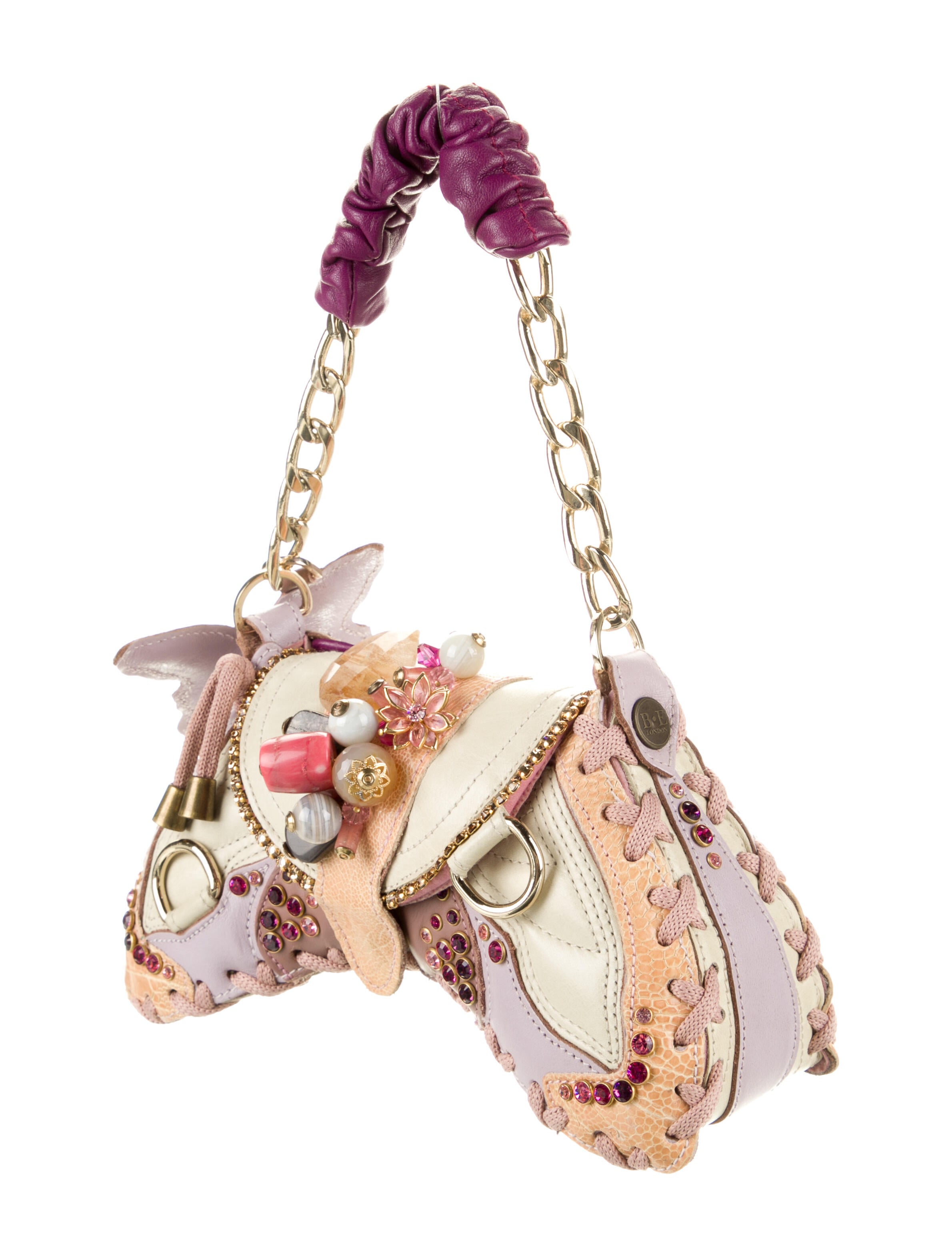 Bracher Emden Butterfly Handle Bag - Pink Handle Bags, Handbags