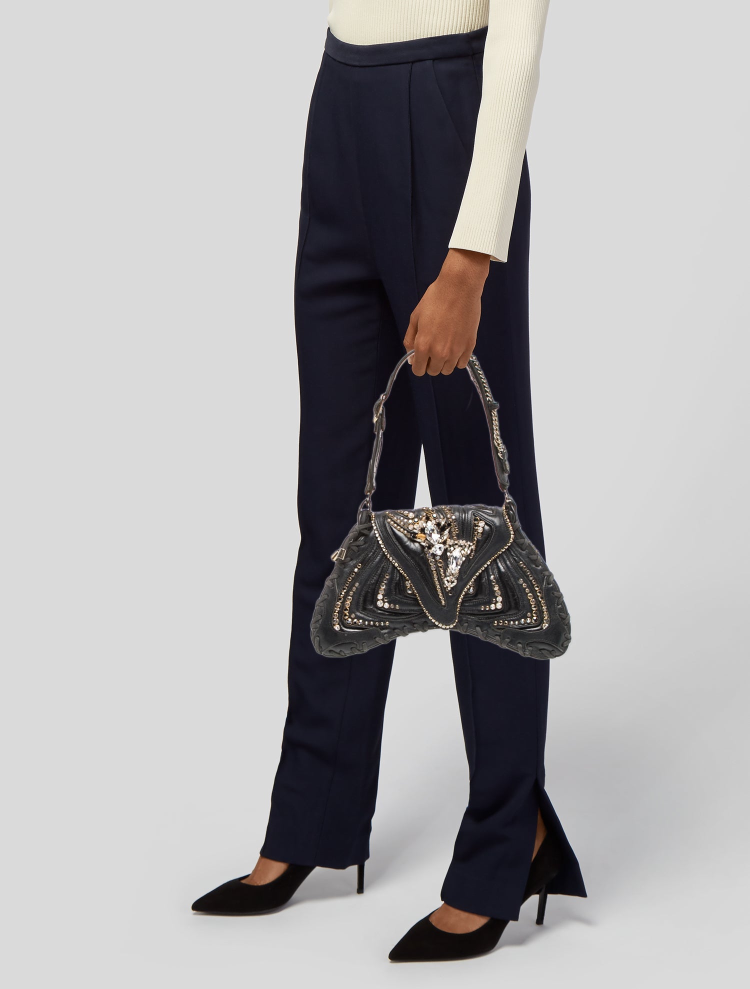 Bracher Emden Leather Shoulder Bag - Green Shoulder Bags, Handbags