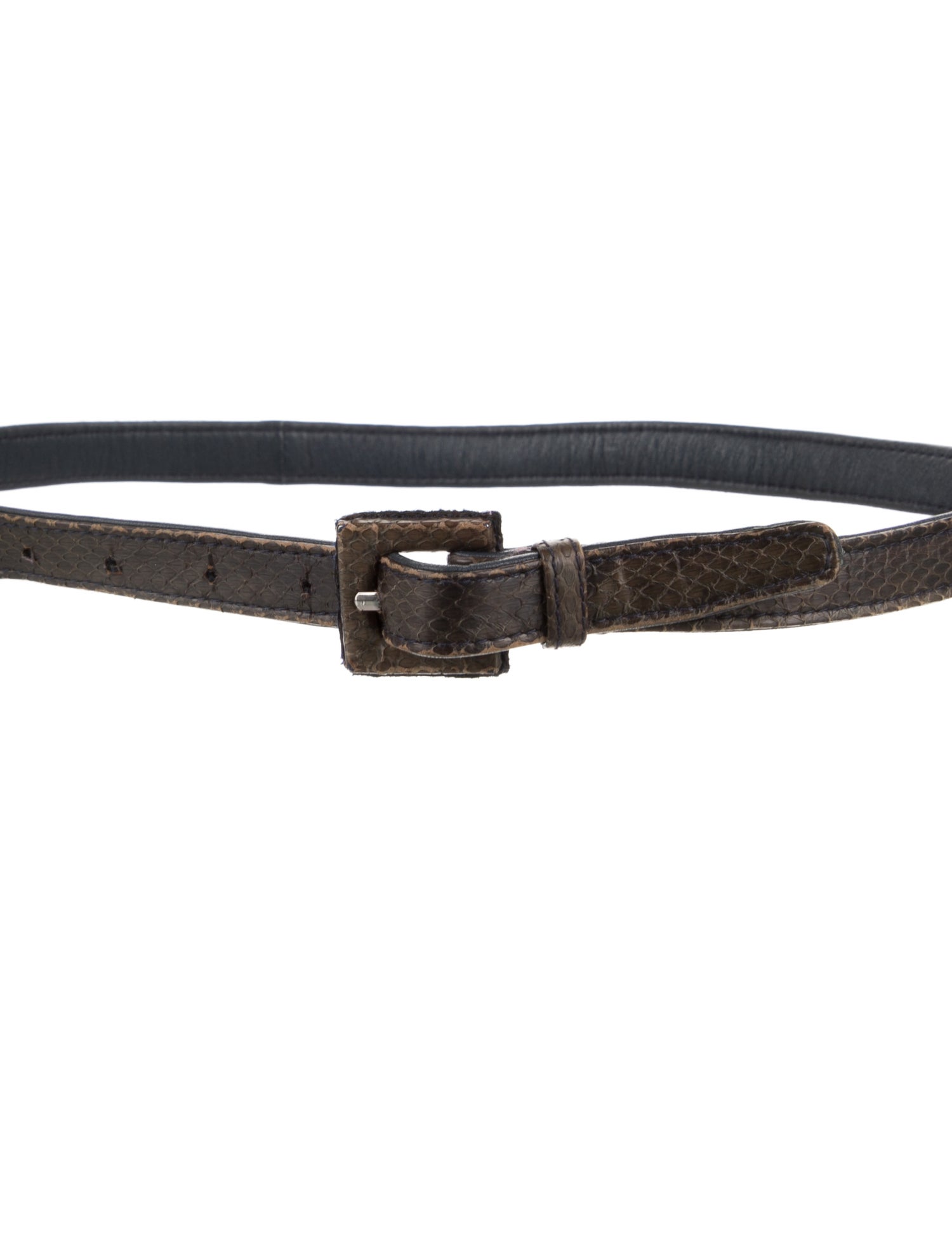 Beirn Skinny Leather Waist Belt