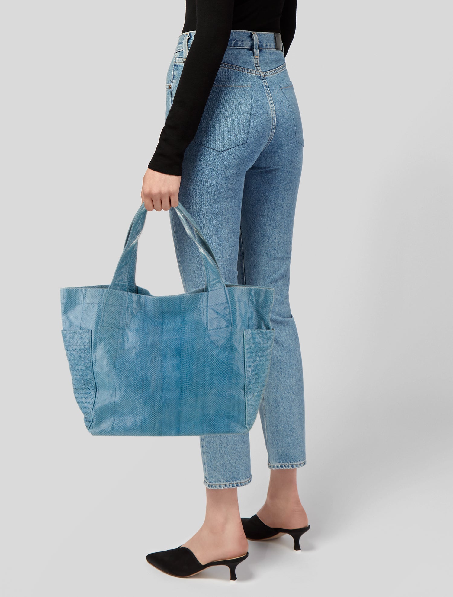 Beirn Snakeskin Tote