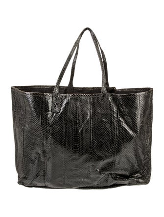 Beirn Embossed Leather Tote