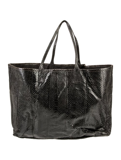 Beirn Embossed Leather Tote