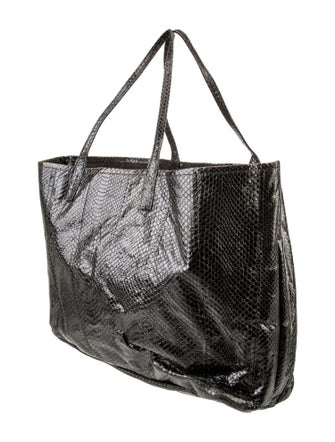 Beirn Embossed Leather Tote
