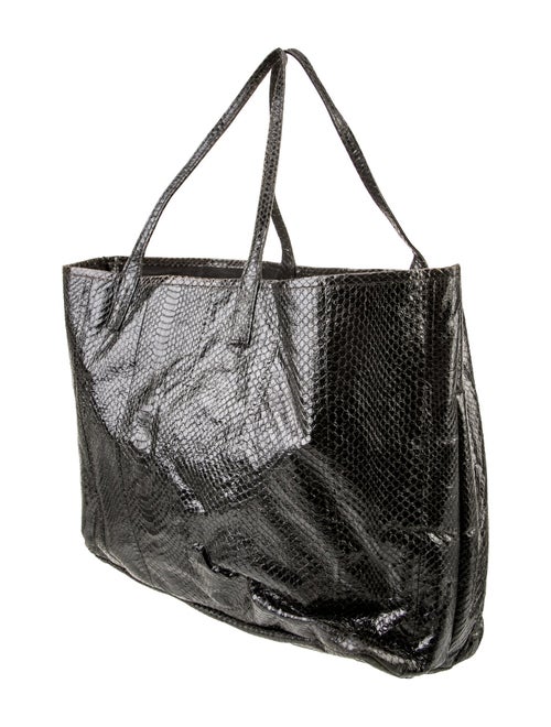 Beirn Embossed Leather Tote