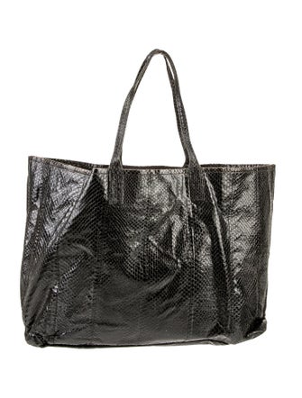 Beirn Embossed Leather Tote
