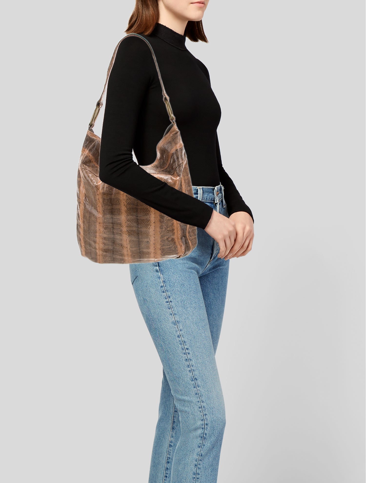 Beirn Snakeskin Hobo