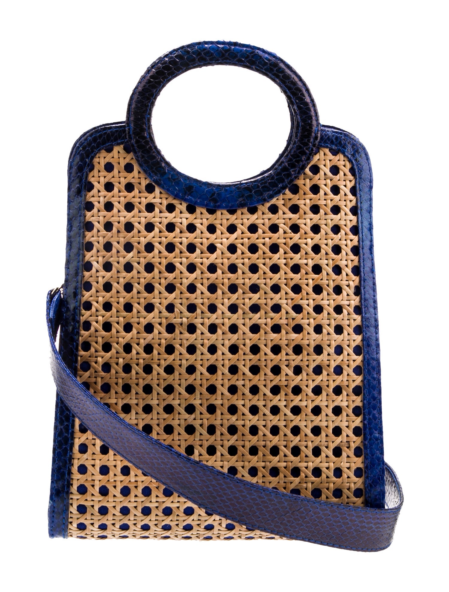 Beirn Rattan Top Handle Bag