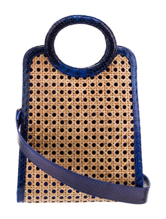Beirn Rattan Top Handle Bag