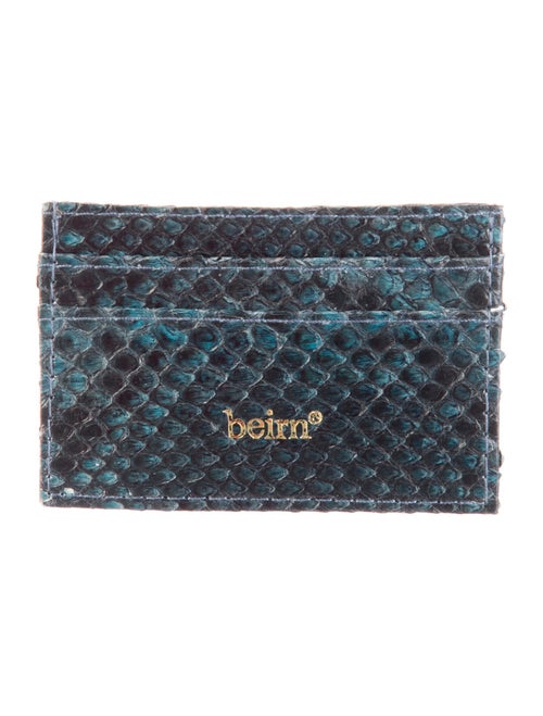 Beirn Snakeskin Animal Print Card Holder