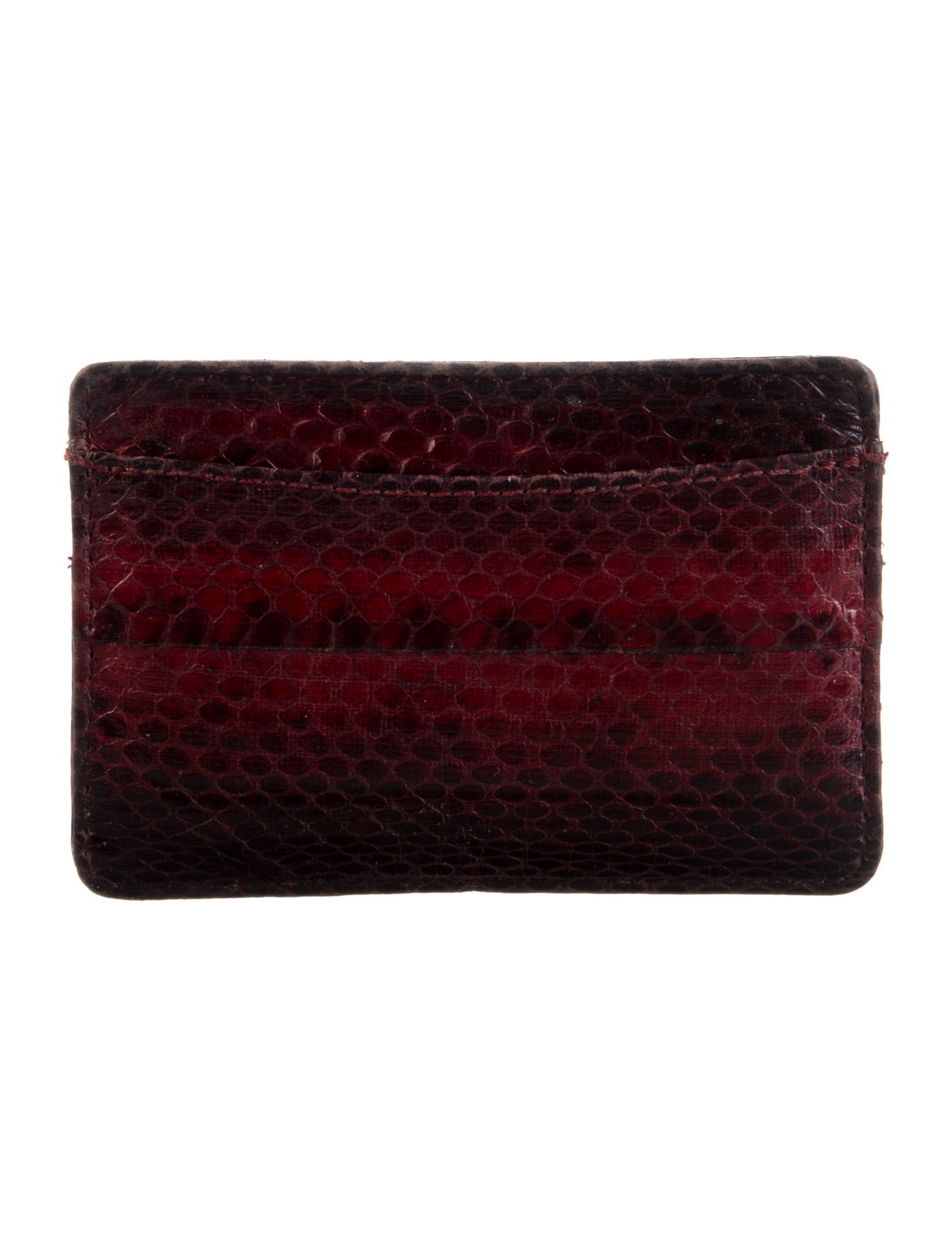 Beirn Snakeskin Animal Print Card Holder