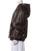 Beside-you Faux Leather Bomber Jacket
