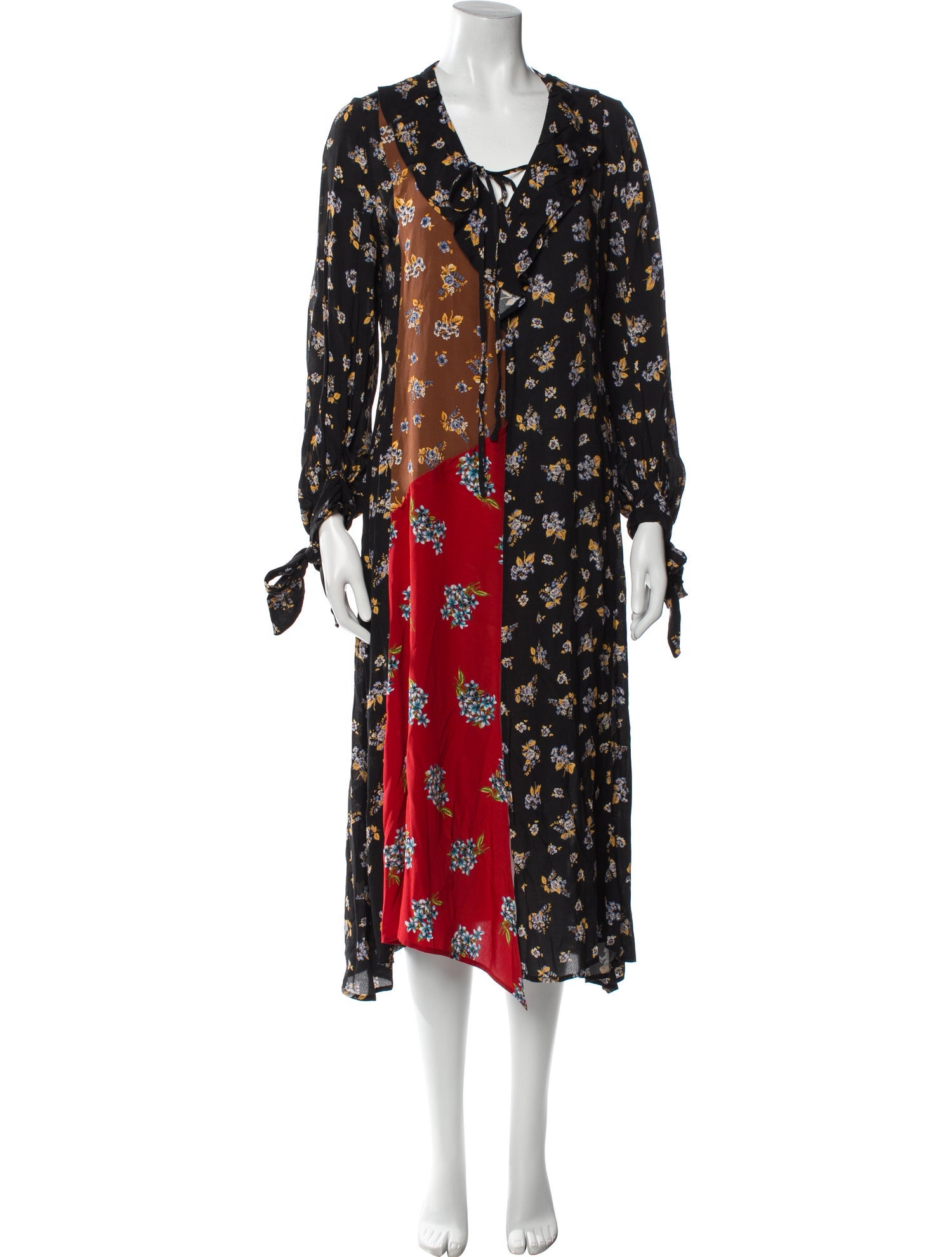 Belize Floral Print Long Dress