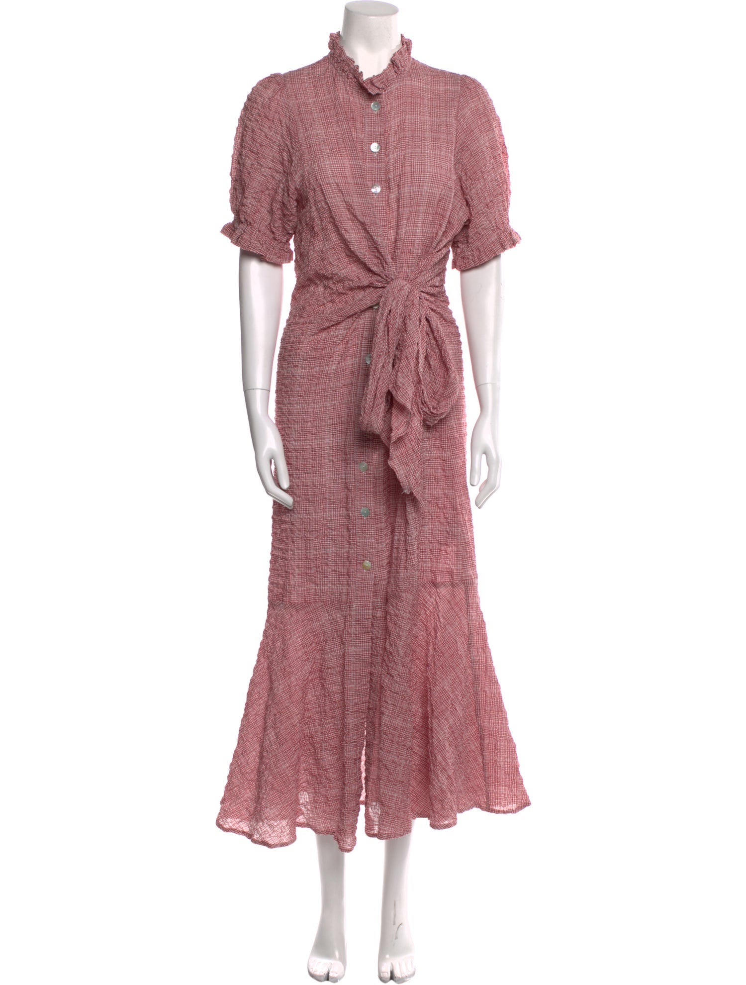 Belize Mock Neck Long Dress