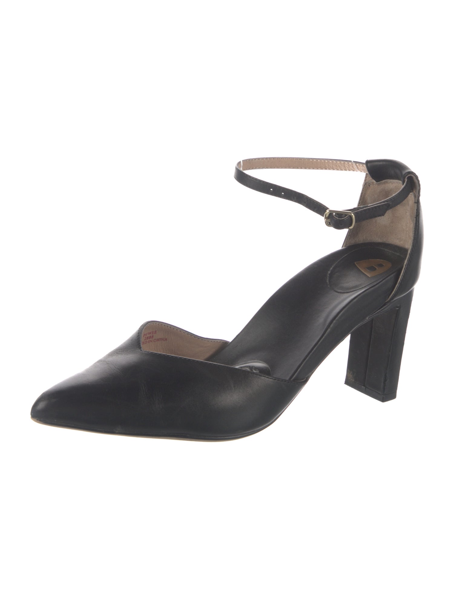 Bared Footwear Leather D'Orsay Pumps
