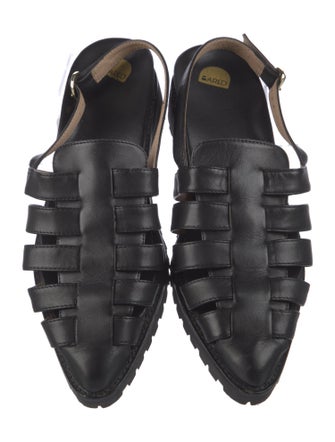 Bared Footwear Leather Slingback Flats