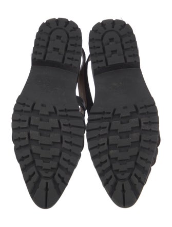 Bared Footwear Leather Slingback Flats