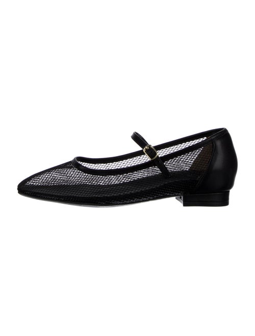 Bared Footwear Mesh Mesh Accents Mary Jane Flats