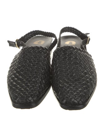 Bared Footwear Leather Slingback Flats