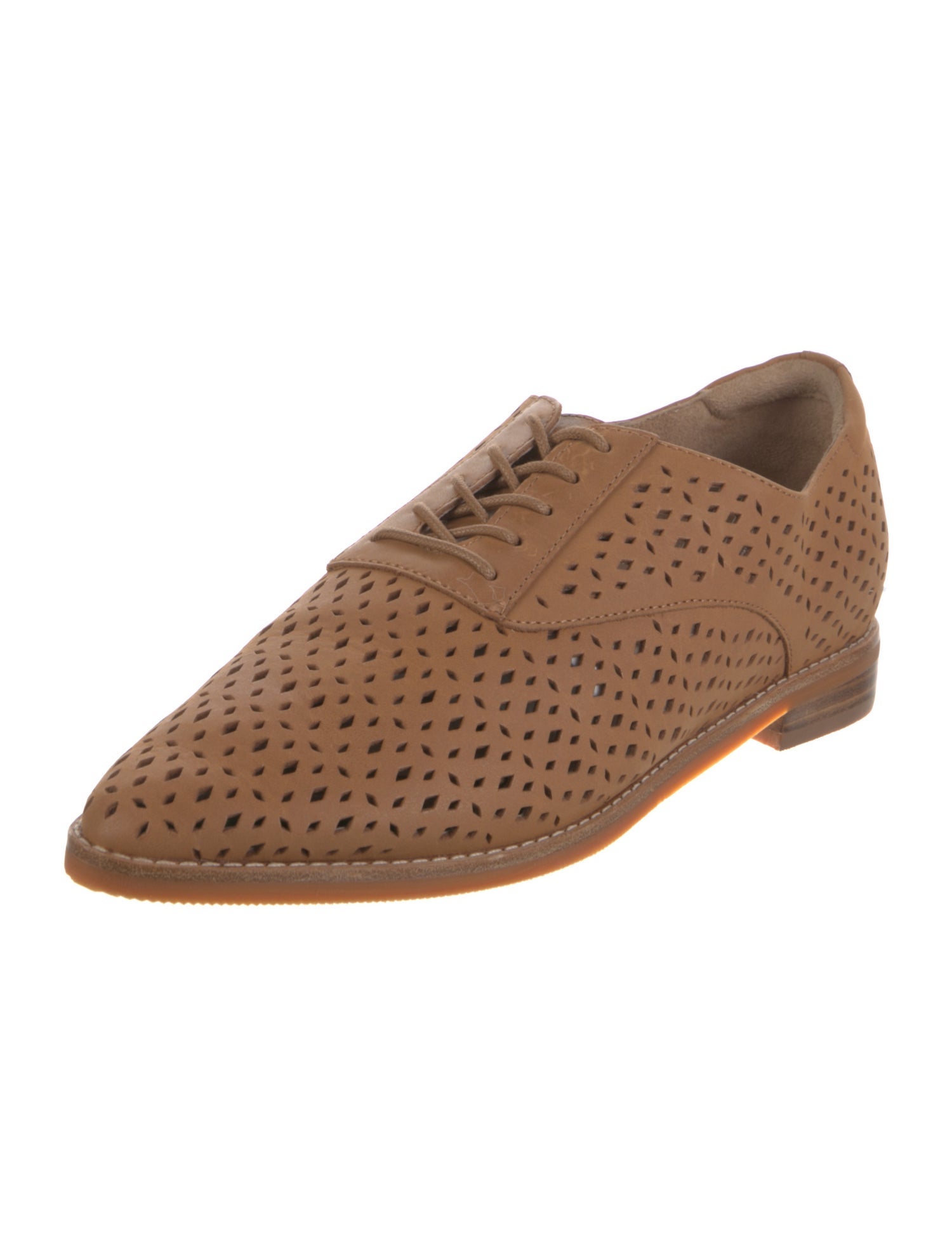 Bared Footwear Leather Lasercut Accents Oxfords