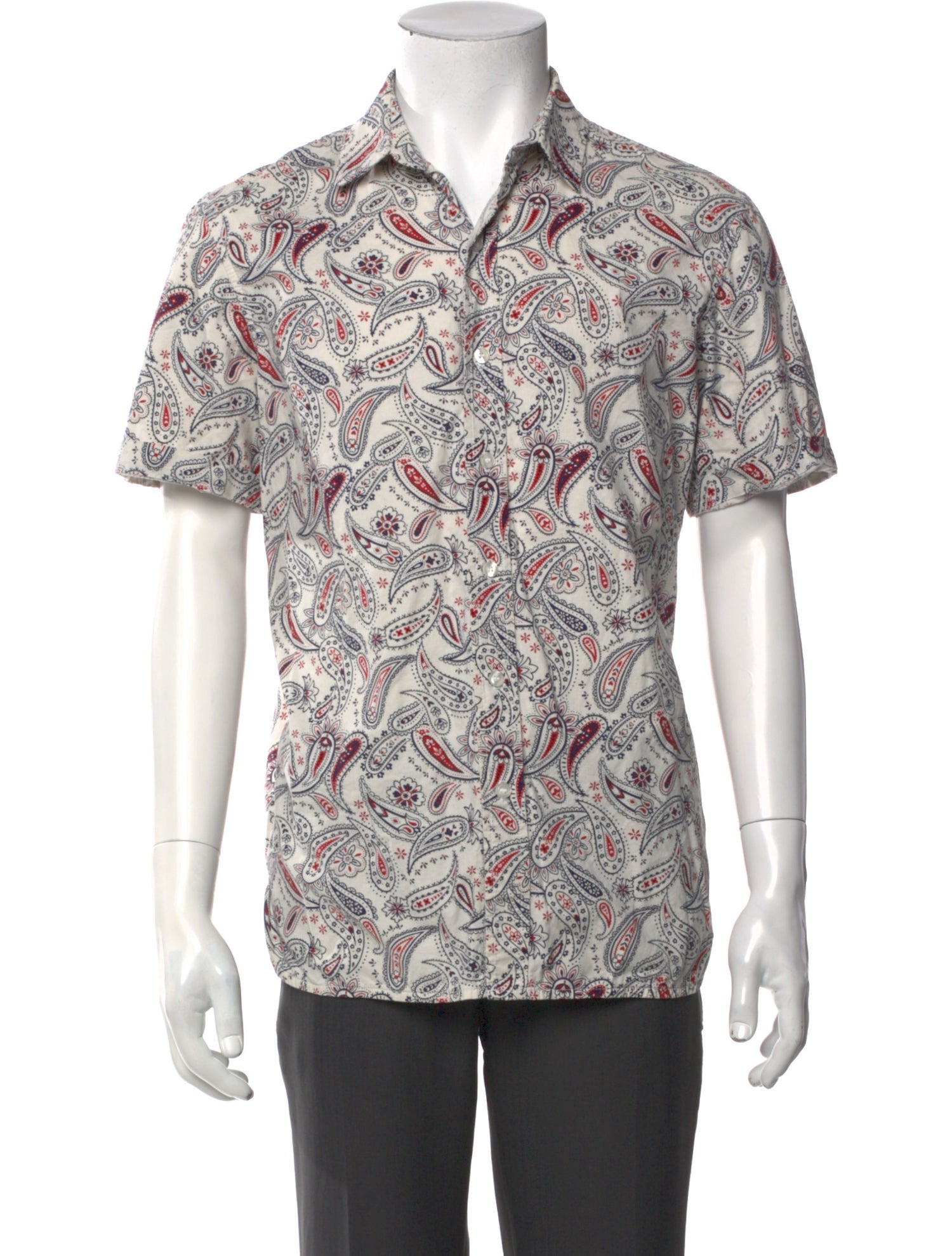Beautiful Fül Paisley Print Short Sleeve Shirt