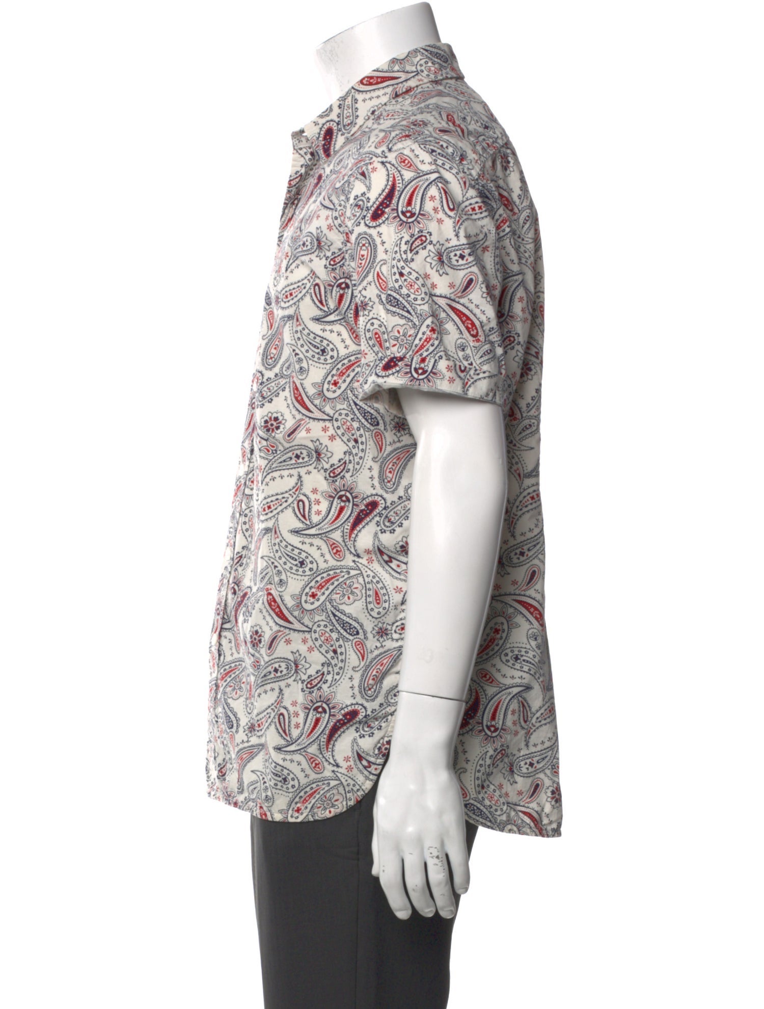 Beautiful Fül Paisley Print Short Sleeve Shirt