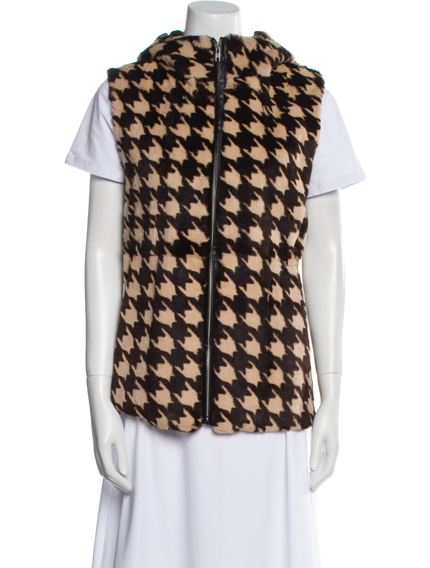 Bergama Fine Furs Printed Fur Jacket