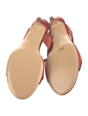 Le Monde Beryl Satin Bow Accents Slides