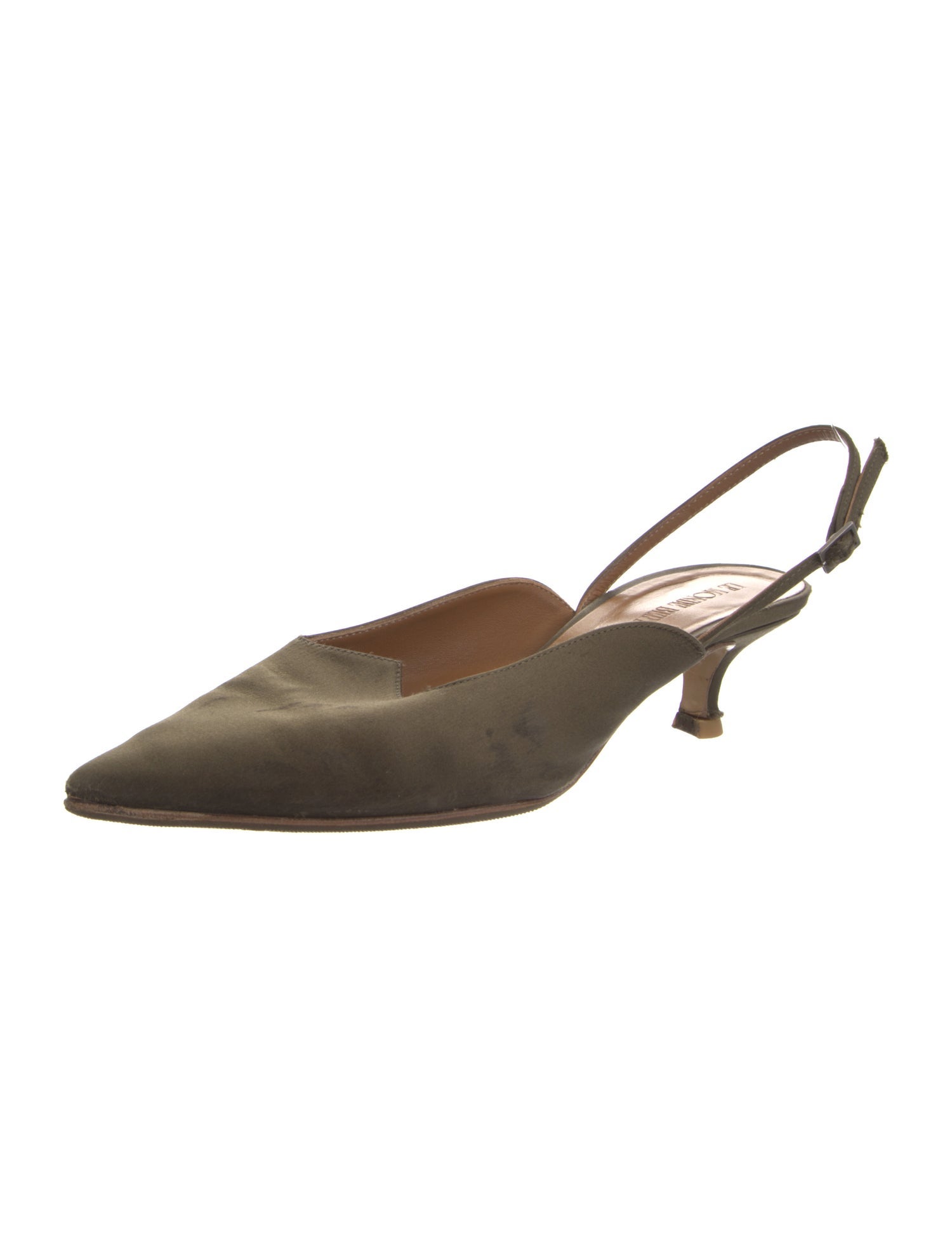 Le Monde Beryl Satin Slingback Pumps