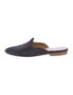 Le Monde Beryl Velvet Grosgrain Trim Mules