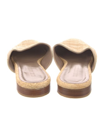 Le Monde Beryl Straw Mules