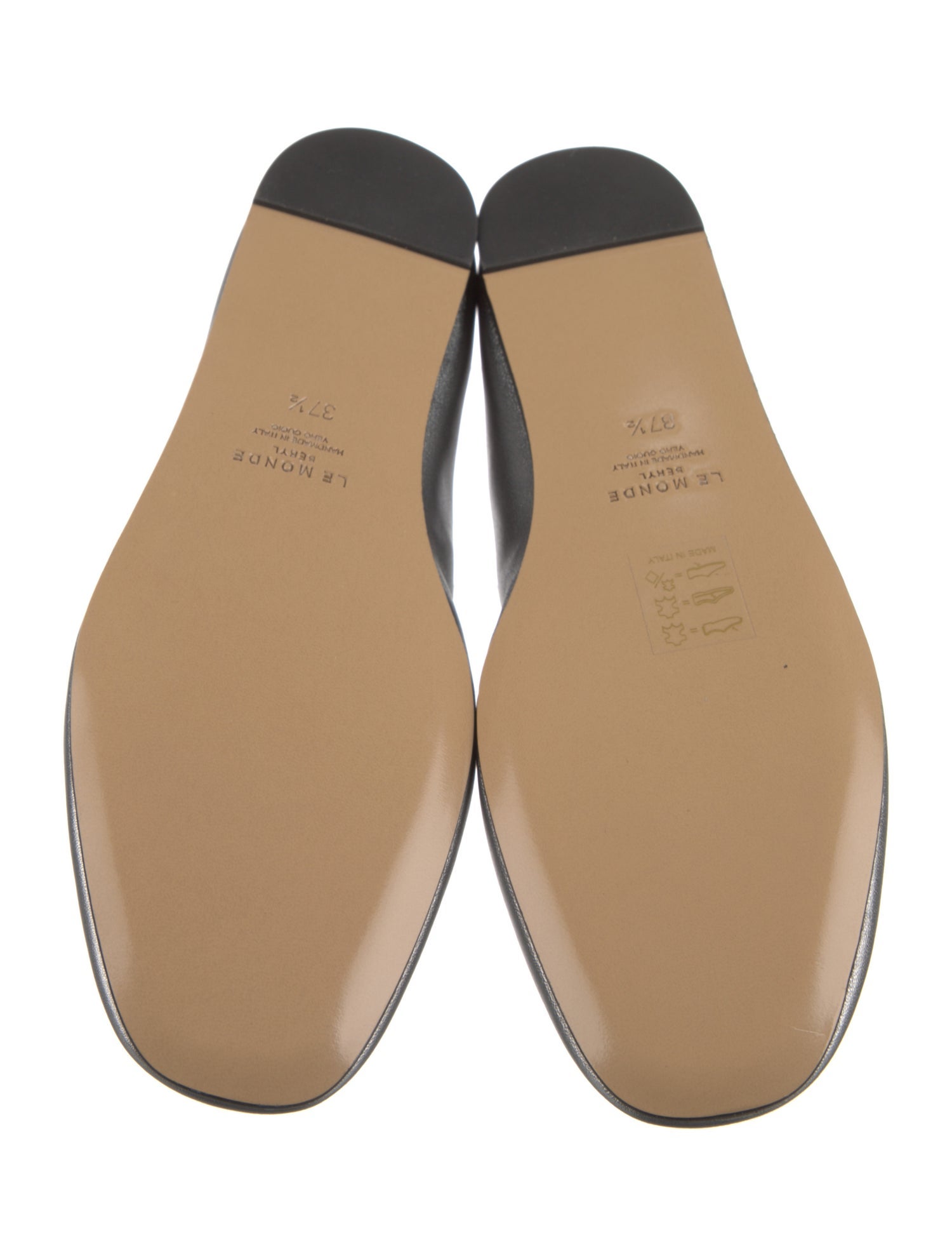 Le Monde Beryl Leather Ballet Flats