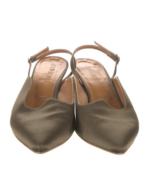 Le Monde Beryl Satin Slingback Sandals